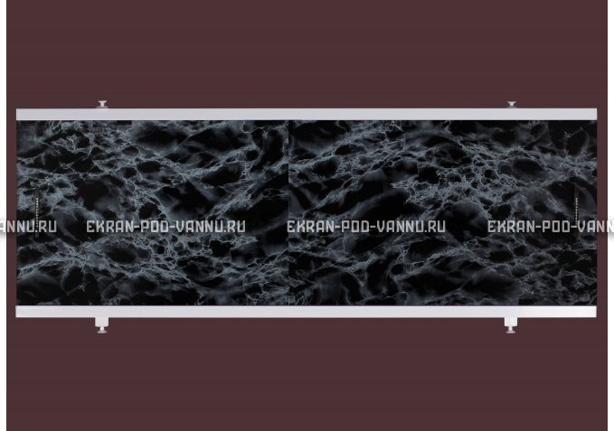 Экран EUROPLEX Универсал черный мрамор – купить по цене 6250 руб. в интернет-магазине в городе Липецк картинка 1