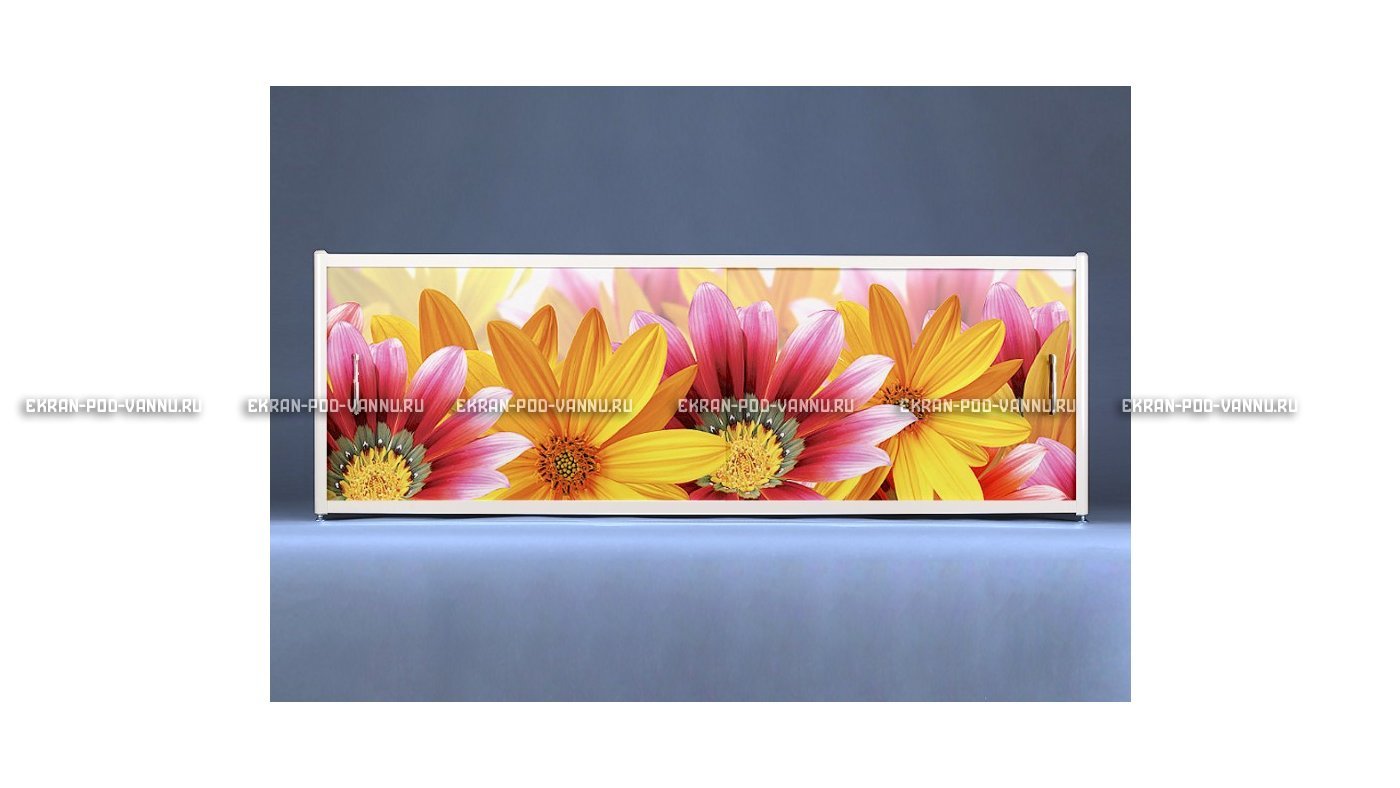 Раздвижной ФОТО экран - Flowers – купить по цене 8500 руб. в интернет-магазине в городе Липецк картинка 6