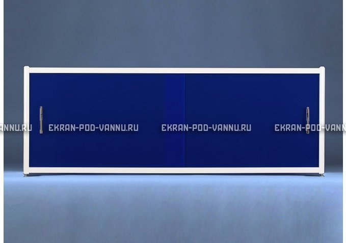 Раздвижной экран EUROPLEX Комфорт синий – купить по цене 6750 руб. в интернет-магазине в городе Липецк картинка 1