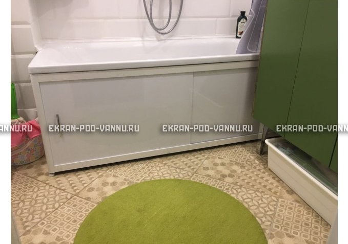 Раздвижной экран EUROPLEX Комфорт белый – купить по цене 6400 руб. в интернет-магазине в городе Липецк картинка 1