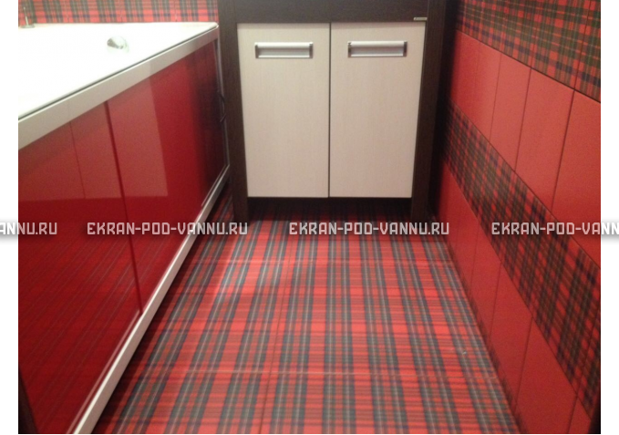 Экран раздвижной EUROPLEX Комфорт красный – купить по цене 6250 руб. в интернет-магазине в городе Липецк картинка 3