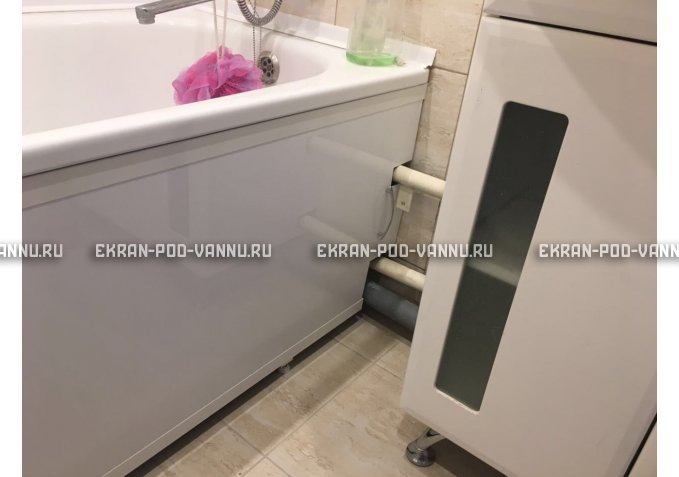 Экран под трубы EUROPLEX Универсал белый высокий – купить по цене 6550 руб. в интернет-магазине в городе Липецк картинка 1