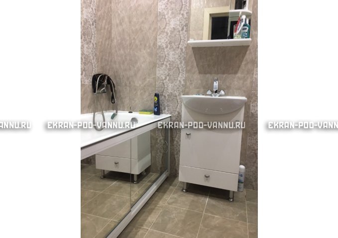 Раздвижной экран EUROPLEX Роликс Зеркальный – купить по цене 9700 руб. в интернет-магазине в городе Липецк картинка 5