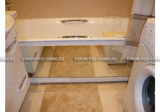Раздвижной экран EUROPLEX Роликс Зеркальный – купить по цене 9700 руб. в интернет-магазине в городе Липецк картинка 3