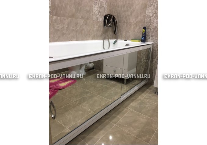 Раздвижной экран EUROPLEX Роликс Зеркальный – купить по цене 9700 руб. в интернет-магазине в городе Липецк картинка 9