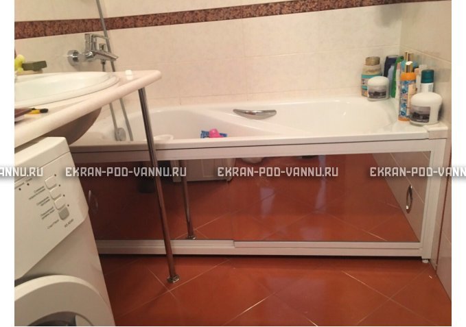 Раздвижной экран EUROPLEX Роликс Зеркальный – купить по цене 9700 руб. в интернет-магазине в городе Липецк картинка 10