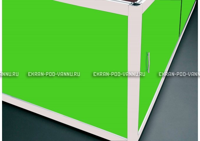 Торцевой экран EUROPLEX Комфорт салатовый – купить по цене 8760 руб. в интернет-магазине в городе Липецк картинка 1