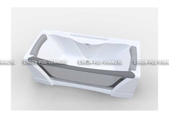 Прозрачная ванна 1MarKa Dolce Vita 180x80 – купить по цене 43200 руб. в интернет-магазине в городе Липецк картинка 2