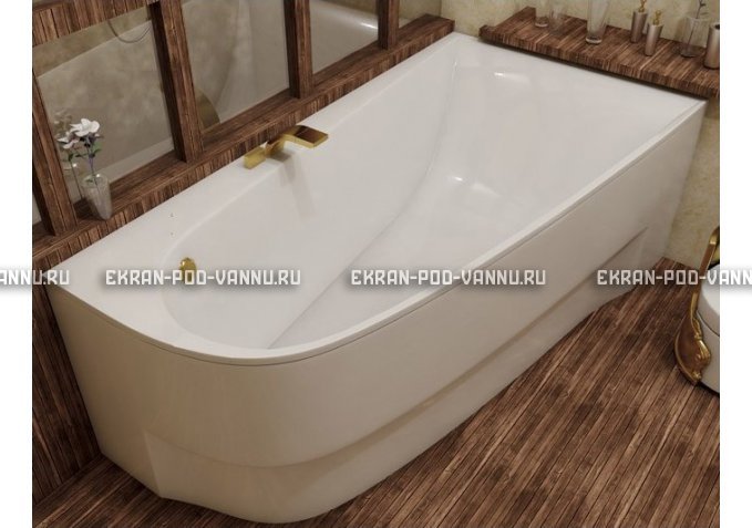 Акриловая ванна Vayer Boomerang 160x90 – купить по цене 52780 руб. в интернет-магазине в городе Липецк картинка 1