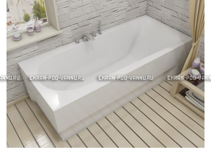 Акриловая ванна Vayer Boomerang 170x75 – купить по цене 37900 руб. в интернет-магазине в городе Липецк картинка 1