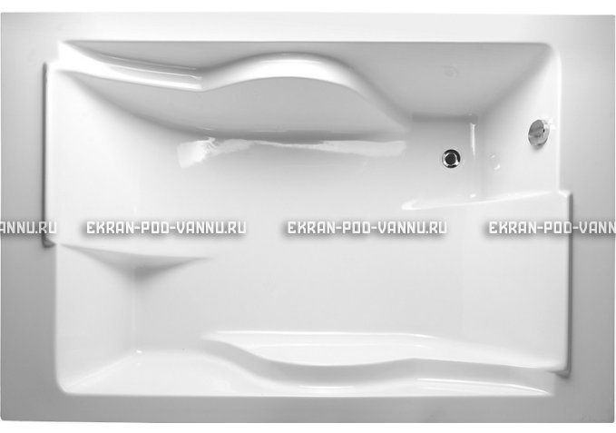 Акриловая ванна Vayer Coral 180x120 – купить по цене 33850 руб. в интернет-магазине в городе Липецк картинка 2