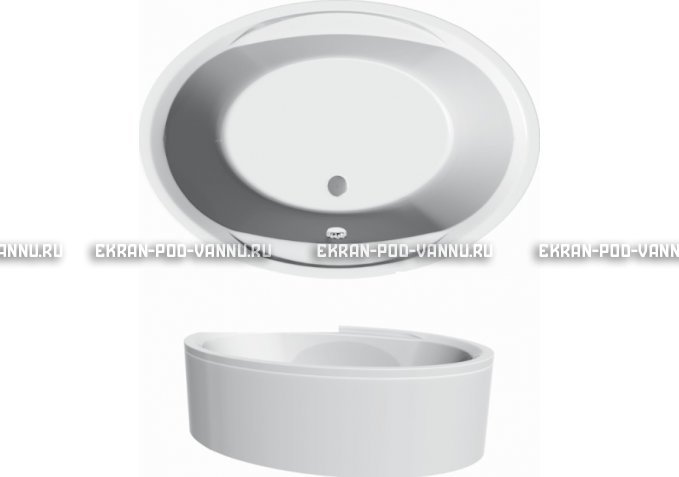 Акриловая ванна Vayer Opal 180x120 – купить по цене 33850 руб. в интернет-магазине в городе Липецк картинка 3