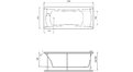 Акриловая ванна Relisan Loara 180x80 – купить по цене 23580 руб. в интернет-магазине в городе Липецк картинка 17