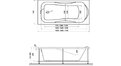 Акриловая ванна Relisan Elvira 170x75 – купить по цене 16160 руб. в интернет-магазине в городе Липецк картинка 13