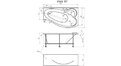 Акриловая ванна 1MarKa Gracia 160x95 – купить по цене 20300 руб. в интернет-магазине в городе Липецк картинка 17