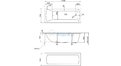 Акриловая ванна 1MarKa Modern 130x70 – купить по цене 8620 руб. в интернет-магазине в городе Липецк картинка 21
