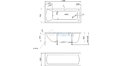 Акриловая ванна 1MarKa Modern 150x70 – купить по цене 9210 руб. в интернет-магазине в городе Липецк картинка 17
