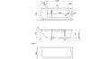 Акриловая ванна 1MarKa Modern 160x70 – купить по цене 9410 руб. в интернет-магазине в городе Липецк картинка 21