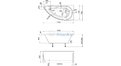 Акриловая ванна 1MarKa Piccolo 150х75 – купить по цене 11310 руб. в интернет-магазине в городе Липецк картинка 25