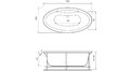 Акриловая ванна Vayer Beta 194x100 – купить по цене 56340 руб. в интернет-магазине в городе Липецк картинка 17