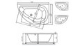 Акриловая ванна Vayer Ismena 160x105 – купить по цене 28350 руб. в интернет-магазине в городе Липецк картинка 21